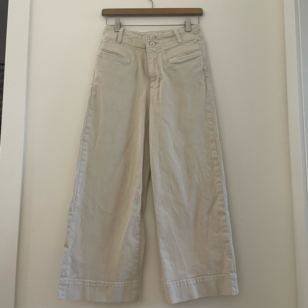 DU/ER LuxTwill High Rise Trouser - Ecru